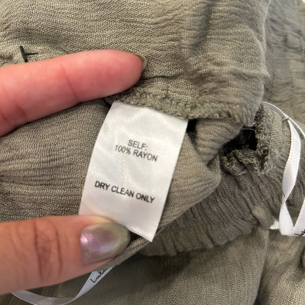 Lulu's Chic Sage Jumpsuit - Picture 8 of 9